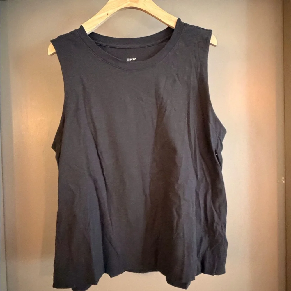 Anthroplogie x Samantha Johnson Fish Graphic Tank Top - gray - Picture 3 of 4